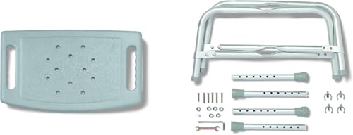 Medline Heavy Duty Shower Chair Bath Bench Without Back, Bariatric Bath Chair Supports up to 550 Lbs - style: Bench