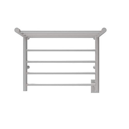 Amba RSH-B Radiant Shelf Hardwired Plug-in Combo 8 Bar Towel Warmer in Brushed - color: Brushed