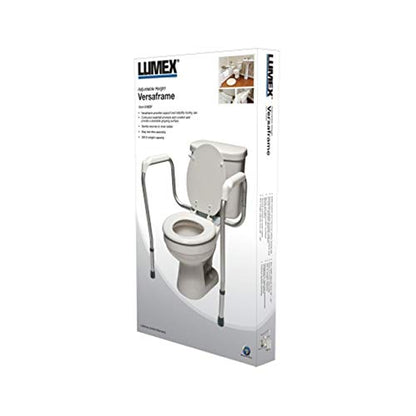 Graham-Field 6465A-1 Lumex Versaframe Toilet Safety Rail, Adjustable-Height, 250 lb. Weight Capacity