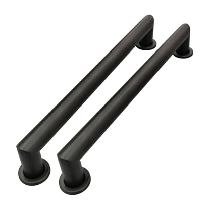 18 Inch Right Angle Grab Bar, Matte Black Shower Handle, 2 Pack | 304 Stainless Steel, Right Angle Modern Design, Fully Welded 1.25" Tube, ADA Compliant Safety Rail - color: Right Angle BLK, size: 18 inch - 1.25 inch Dia