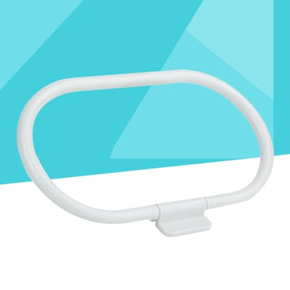 Healifty No Drill Rings Towel Holder Stainless Steel Self-Adhesive Bathroom Towel Ring with Easy Installation and Fingerprint-Free Surface for Kitchen and Bathroom Use