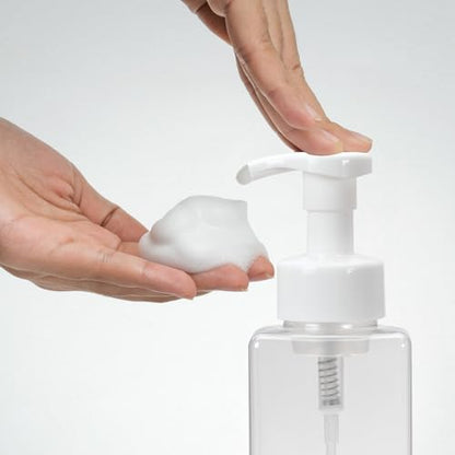 Ginger Lily Farms 2-Pack/15 oz Foaming Soap Dispenser, Plastic | for Hands, Body & Hair, Moisturizing Wash, Salon Wash, Spa Cleanser, Salon & Spa Essentials, Manicure & Pedicure Supplies - style: 15 Oz Clear