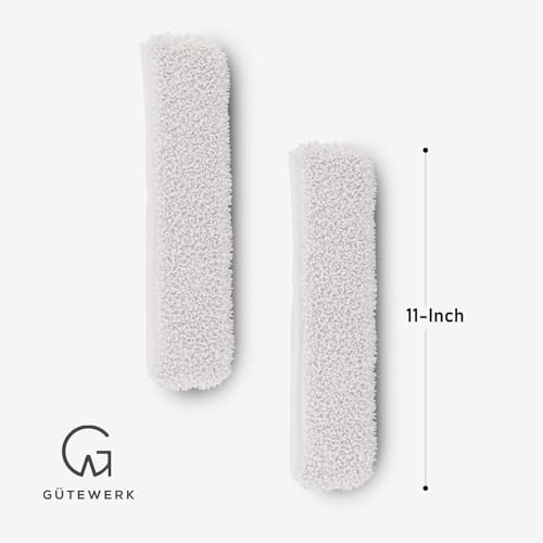 2× Microfibre Cloths – Accessory for 11" Squeegee – Lint-Free, Streak-Free Cleaning for Car, Home, Kitchen, Windows & Glass – Cloths Only, Squeegee NOT Included