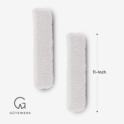 2× Microfibre Cloths – Accessory for 11" Squeegee – Lint-Free, Streak-Free Cleaning for Car, Home, Kitchen, Windows & Glass – Cloths Only, Squeegee NOT Included