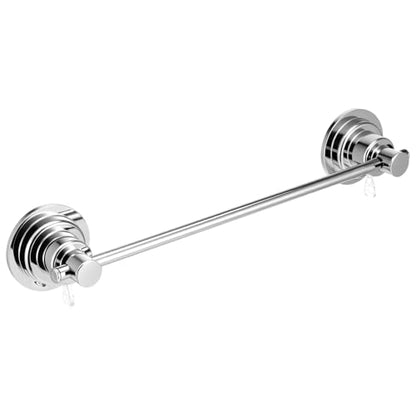 Extendable 17-28 inch Suction Cup Towel Bar,Bath Shower Towel Holder Shower Door Adhesive Towel Bar Suction Towel Rack (Suction Cup, Chrome)
