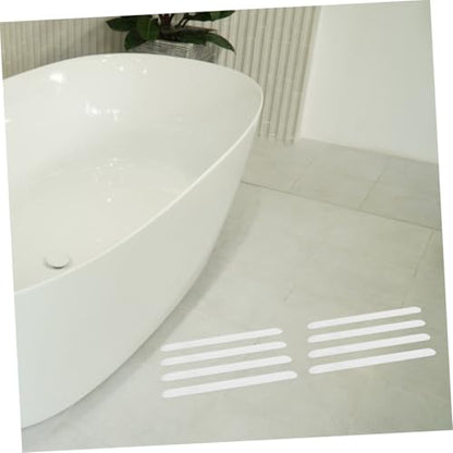 Luxshiny 30pcs Bath Essentials Non-Slip Strips Adhesive Bath Treads Slip Tape for Shower Tub Stairs - size: 2x20cm