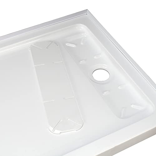 OVE Decors 60x32" Shower Base, White - size: 60 x 32, style: Side Drain