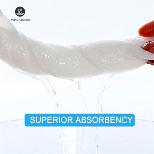 400 GSM Premium Microfiber Cleaning Cloths, Ultra Absorbent Lint-Free Towels for Kitchen, Glass, Countertops, Stainless Steel, Car Care & Household Cleaning, Reusable Washable 12" x 12" - color: White