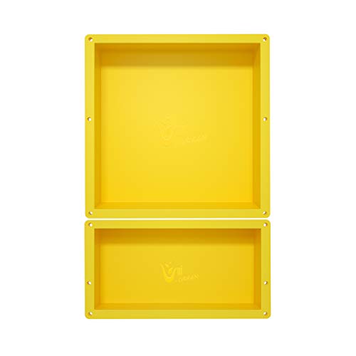 Tile shower niche 24X16 Double Shelves Shower Recess and Built In Shower Shelves in Bathroom Storage Easy Install