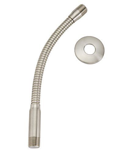 Keeney Stylewise 11.5" Flexible Showerhead Extension Arm, Brushed Nickel