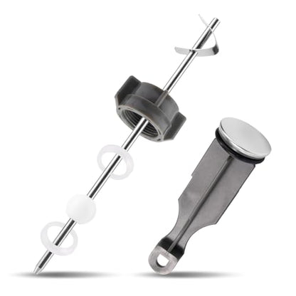 2pcs Sink Drain Parts, Pop-Up Stopper & Pivot Rod for Price Pfister | Sink Drain Repair Kit for Popular Band, Bathroom Replacement - style: Style 1