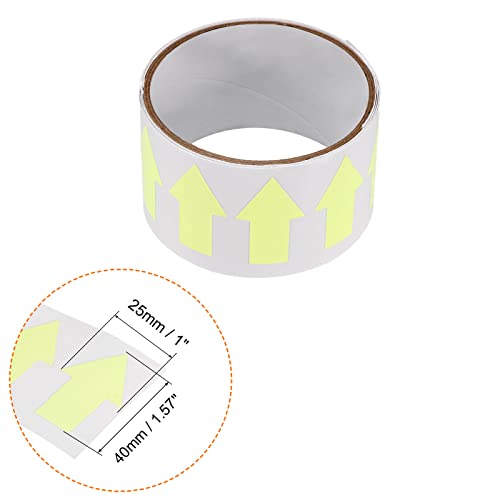 Glow in the Dark Tape, 1 Roll Directional Arrows Fluorescent Marking Tape Luminous Arrow for Stair Step Floor Direction Caution