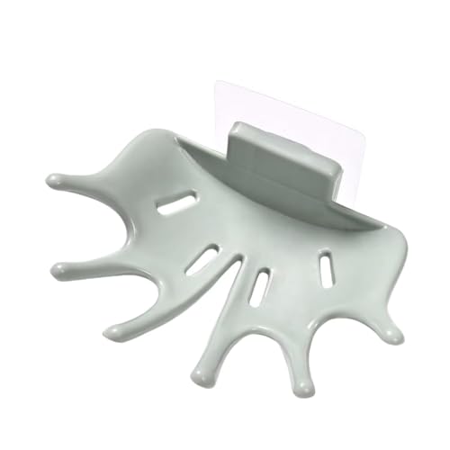 Creative Soap Holder for Shower - Wall Mounted Bathroom Soap Dish Organizer with Strong Adhesive Soap Tray for Kitchen Sink, Dish Soap Dispenser Holder,Gray - color: A-gray