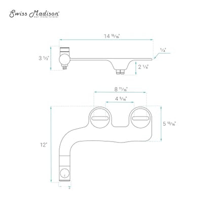 Montmartre Non-Electric Bidet Toilet Attachment