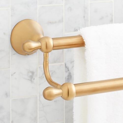 Signature Hardware 955107 Traditional 26-3/4" Towel Bar - color: Brushed Gold
