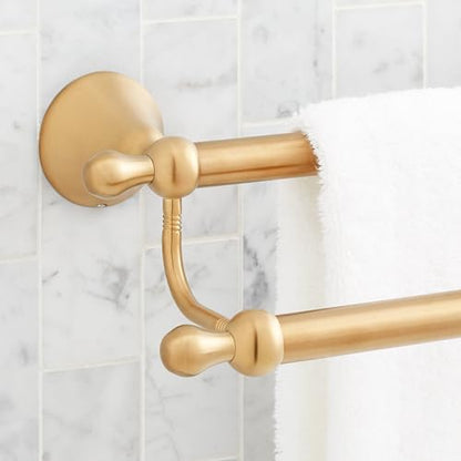 Signature Hardware 955107 Traditional 26-3/4" Towel Bar - color: Brushed Gold