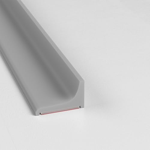 Silicone Shower Threshold Water Dam, Kitchen Sink Splash Guard, Shower Barrier Water Dam(98inch) - color: Gray, style: 98Inch