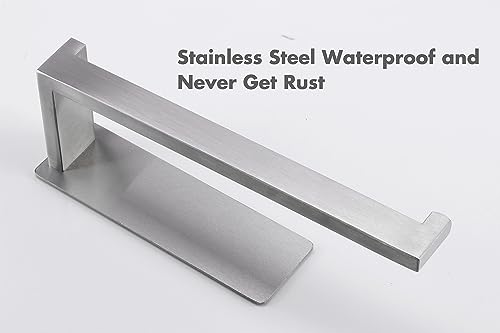 Hand Towel Holder, Strong Self Adhesive Hand Towel Ring, Thicken SUS304 Stainless Steel Hand Towel Bar/Rack, No Drilling Modern Hand Towel Hanger (Brushed Nickel, 2 Pack 9 in) - color: Brushed Nickel, size: 2 Pack 9 In