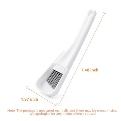 Gap Cleaning Brush for Narrow Spaces, Tile Gap Scrubber, Compact Crevice Cleaning Tool for Window Tracks, Appliances, and Household Use - color: White
