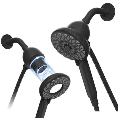 Engage Magnetic Shower Head with Handheld Sprayer, 6 Handheld Shower Head Spray Functions, Matte Black Finish, 26100EPBL