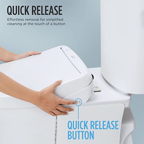 TOTO® WASHLET® C5 Electronic Bidet Toilet Seat with PREMIST and EWATER+ Wand Cleaning, Round, Cotton White - SW3083#01 - size: C5Round