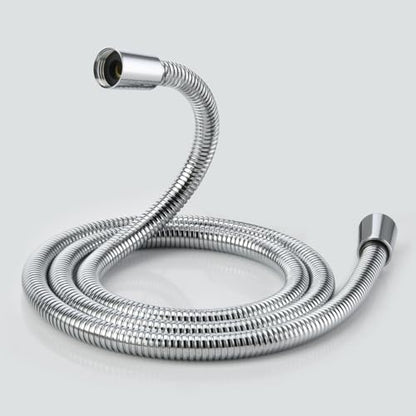 48 Inches 304 Stainless Steel Shower Hose Replacement For Cleaning | Explosion Proof Anti Winding Showerhead Hose,Used In Showerhead,Rv,Spray Bidet,Bathtub,Flexible Shower Hose Replacement - color: Chrome, size: 48 Inches