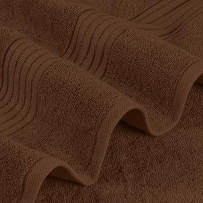 Utopia Towels Luxurious Bath Towels Set, 27x54 in, 4 Pack, Soft, Dark Brown | Soft Luxurious Ring Spun Cotton Bath Towels - Lightweight, Highly Absorbent, Quick-Drying, Ideal for Daily Use - color: Dark Brown
