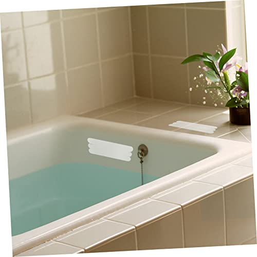 Garneck 12pcs Non Slip Tape for Bathroom Safety Strips Shower Mats Decor Adhesive Stickers - size: 12 pcs