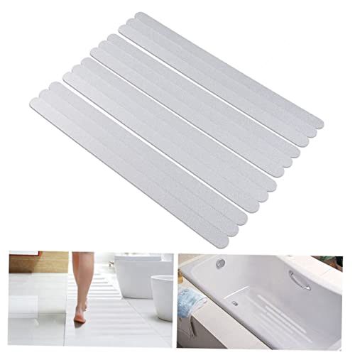 LABRIMP 24pcs Slip Strips for Bath Safety Transparent Stickers for Bathtubs Showers Stairs Floors and Traction Prevent Slippage - size: 24 pcs