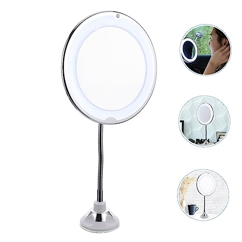 360degree Full Body Mirror Lights Rotating Suction Cup Makeup Mirror Led Magnifying for Bathroom