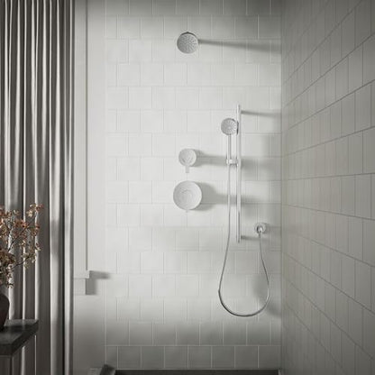 KOHLER K-33641-H-CP Elate® Single-Function Showerhead, 1.5 GPM, Efficient Water Flow, Durable Construction Shower Head, Simple Setup, Polished Chrome - color: Polished Chrome, size: 1.5 GPM