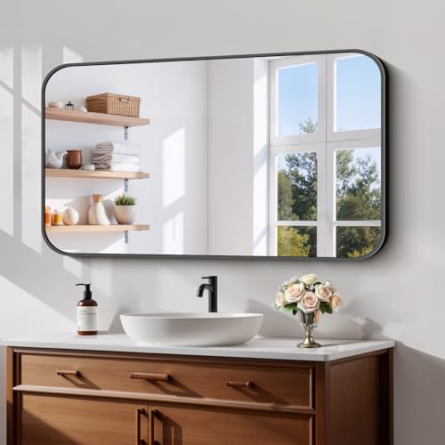 Koonmi Bathroom Wall Mirror,24x42 Inch Large Vanity Mirror for Over Sink - size: 42"L x 24"W