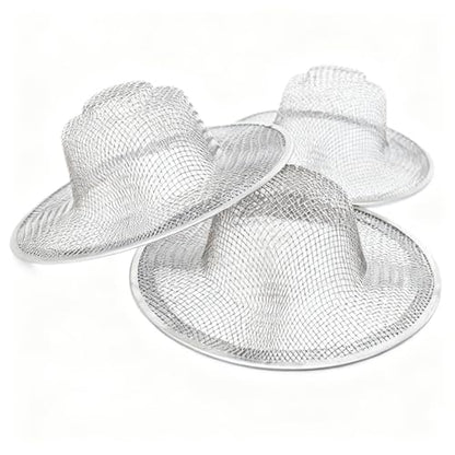 TORMEN 2.75'' Basket Filter Trap Sink Strainer Stainless Steel Drain Guard (3 Pack)