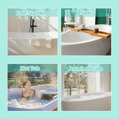 Bath Seat Pillow for Bathtub, Bathtub Seat Cushion For Tub with Non-Slip Suction Cups, Spa Pillow Shower Seat Cushion Bath Tub Cushion For Soaking Tub in Bathroom