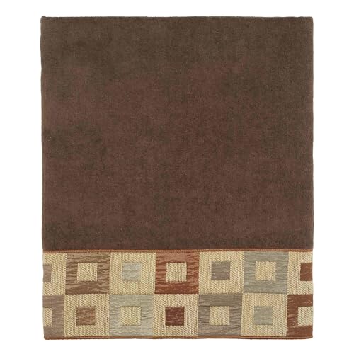 Avanti Linens - 3pc Towel Set, Soft & Absorbent Cotton Towels (Precision Collection) - color: Mocha, size: 3 pc Towel Set