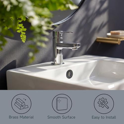 Sink Overflow Ring, Matte Black | Bathroom Kitchen Sink Basin Trim Overflow Cover Hole Brass Insert Round Cap - color: Matte Black