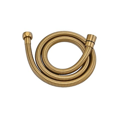 39 Inches 304 Stainless Steel Shower Hose Extra Long Gold | High pressure Bidet Hose,Flexible Showerhead Hose Replacement,Used In RV,Showerhead,Sprayer,Bidet,Pet Cleaning,Faucet,Bathtub - color: Gold, size: 39 Inches