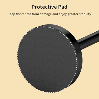 Standing Towel Rack T Shape Tall Bath Towel Holder, Modern Towel Drying Holder Stand Floor Towel Rack Stand with Heavy Base, Upgrade Steady Design for Bathroom, Swimming Pool, Matte Black - size: 20.7inch-2 Bars