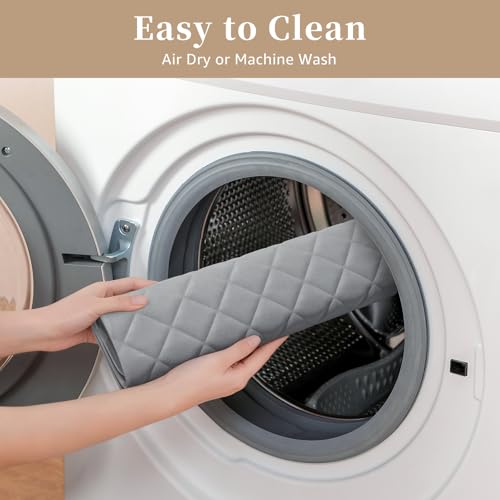 Yolife Bathtub Shower Mat Non Slip, Natural Rubber Bath Tub Floor Liner Mats with Strong Suction Cups for Inside Shower Bathroom, Machine Washable, Soft on Feet, 27.5 x 17 Inch, Grey - color: Grey