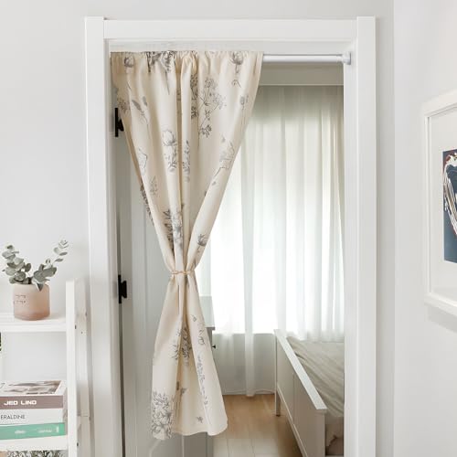 White Spring Tension Rod 28-50In 2PCS,No Drill Non-Slip Curtain Rod | No-drilling Spring Loaded Curtain Rod, Non-slip Non-Rust Extendable Rod for Windows and Bathroom - color: White-2PCS, size: 28"-50"