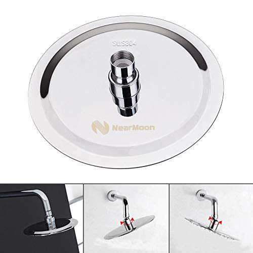 NearMoon Rain Shower Head, Ultra-Thin Design-Pressure Boosting, Awesome Some Experience, High Flow Stainless Steel Rainfall Head (8 Inch,Chrome Finish) - color: Chrome Finish, size: 8 Inch