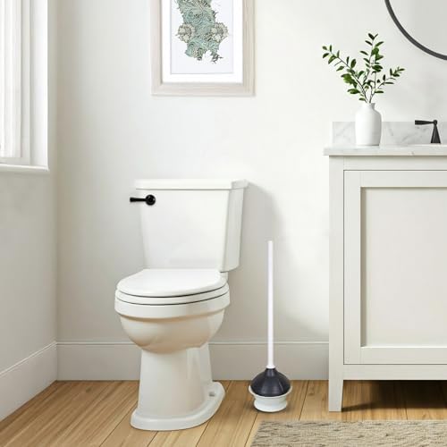 Korky Toilet Plunger and Drip Tray - style: With Drip Tray