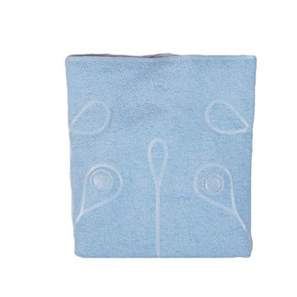 Inflatable Bath Pillow with Suction Cup Pack of 2 – Terry Cloth Covered for Extra Comfort