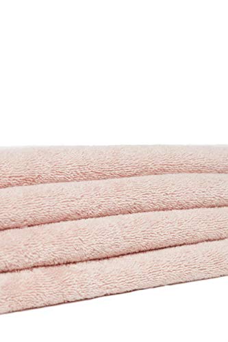 Arus Classic Towel 100% Turkish Cotton Hotel Spa Towel, Hand Towel Powder Pink, Set of 4