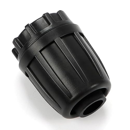 1/2 Inch Drip Irrigation End Plug Fittings, 10 Pieces 1/2'' Drip Line Barbed Locked End Cap Connectors for 1/2 Inch Irrigation Tubing (1/2" ID x 0.670" OD) for Garden Watering System - size: 1/2" Lock Nut Plug