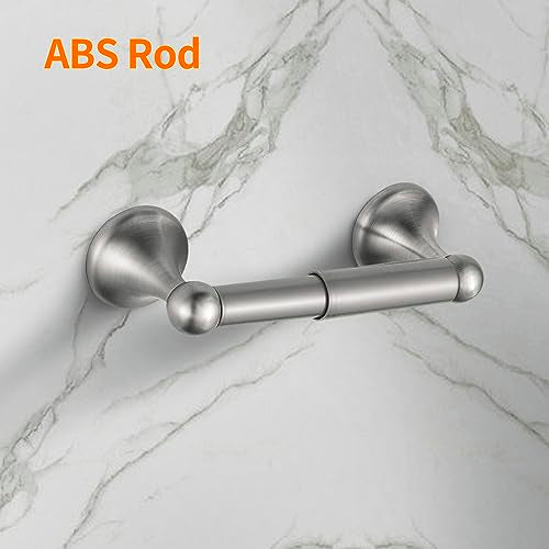 8 Pieces Bathroom Hardware Set Brushed Nickel Adjustable Expandable Towel Bars Towel Ring Wall Mount Toilet Paper Holder Towel Hooks Towel Racks Hand Towel Holder Bathroom Accessory Set - color: 8 Pcs Brushed Nickel