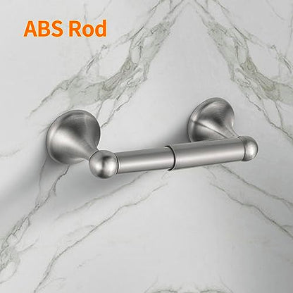 8 Pieces Bathroom Hardware Set Brushed Nickel Adjustable Expandable Towel Bars Towel Ring Wall Mount Toilet Paper Holder Towel Hooks Towel Racks Hand Towel Holder Bathroom Accessory Set - color: 8 Pcs Brushed Nickel
