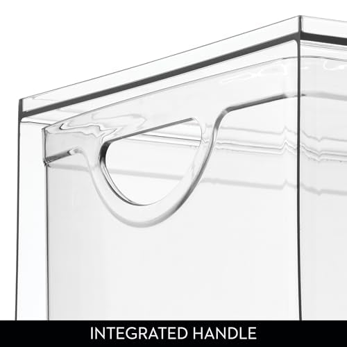 iDesign Stackable Storage Drawer, Clear | Stackable OrganFor Fridge, Pantry, or Under Sinks, Made in USAizer, For Bathroom Counter, Vanity, Under-Sink - style: Pack of 1