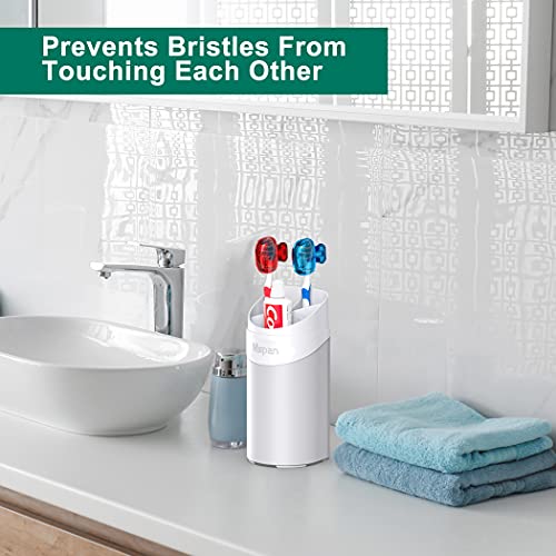 Mspan Toothbrush Head Cover Cap: Toothbrush Protector Brush Pod Case Protective Plastic Clip Bathroom Cool Stuff for Household Travel - color: Blue, Red, Green, Black