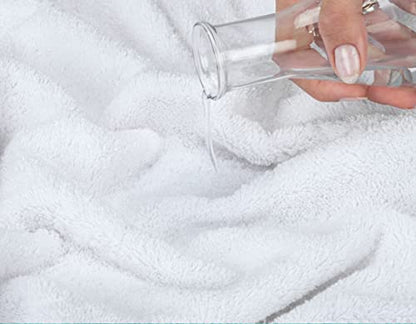 American Soft Linen 100% Cotton Luxury Turkish Towels, 4 PC Bath Towel Set | Soft Absorbent Quick Dry OEKO Tex Standard 100 Certificated Durable Machine Washable Premium Hotel Quality - color: Bright White, size: 27"x54"